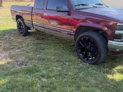 Black chevy snowflake wheels