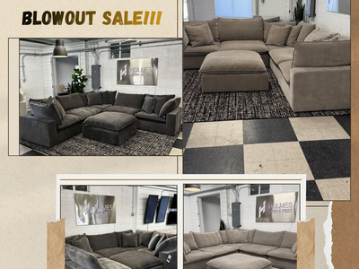 SEREEN 6- PIECE MODULAR CLOUD COUCH!! BLOWOUT SALE!!