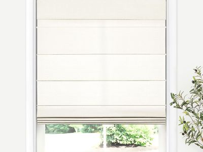New 36" W x 60" H LazBlinds Cordless Roman Shades for Windows, Light Filtering Thermal Insulated
