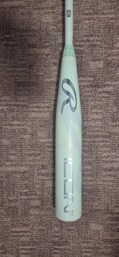 Rawlings Icon Composite Baseball Bat - Mint Green 32 inch drop 5