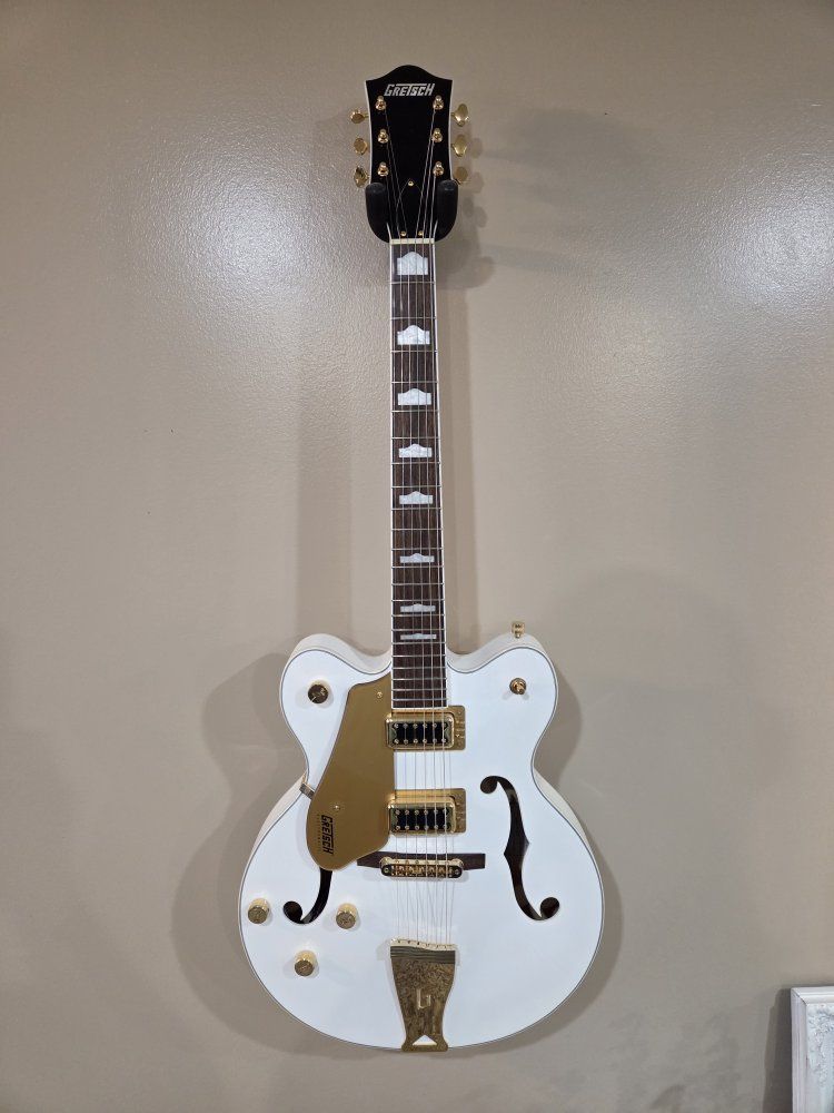 Gretsch Electromatic G5422GLH Left-Handed Hollow Body Electric Guitar Snowcrest White