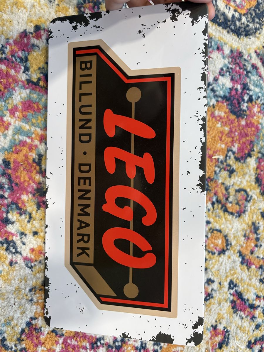 LEGO VIP Vintage Metal Tin Sign 12 Inches