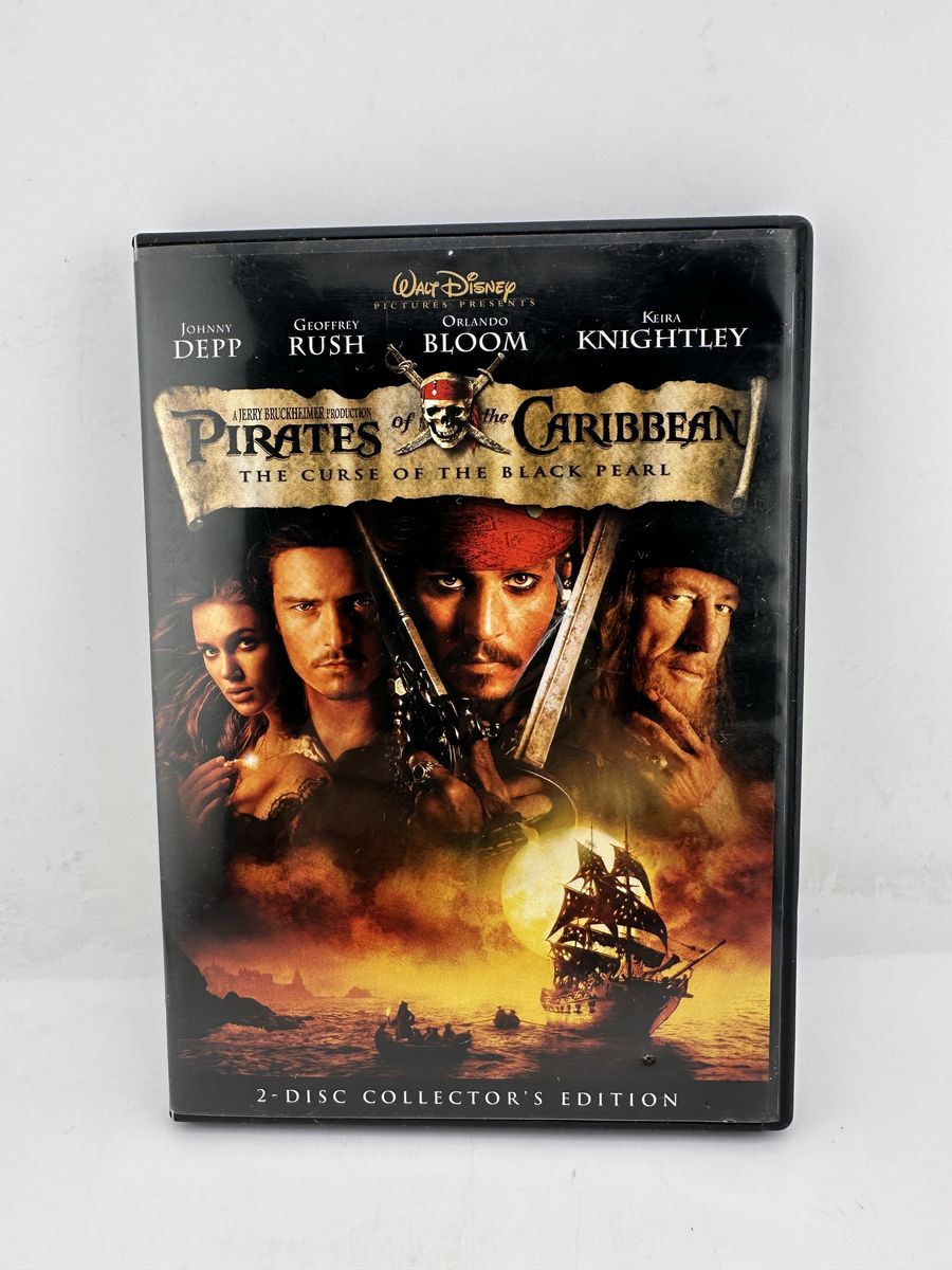 Pirates of the Caribbean Curse of the Black Pearl 2-Disc DVD Set