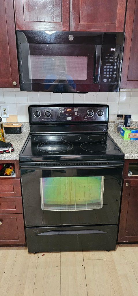 Maytag Black Electric Range Oven