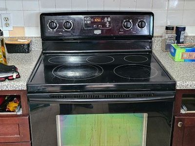 Maytag Black Electric Range Oven