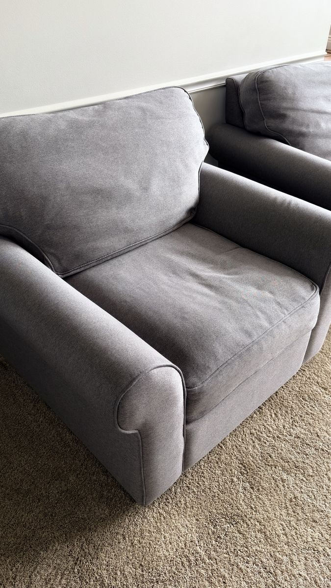 Two Down East down chairs