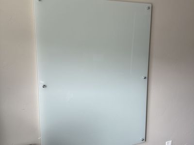 Wall-Mounted Glass Dry Erase Board Whiteboard
