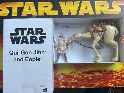 Star Wars Phantom Menace Qui-Gon Jinn And Eopie