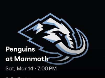 2 Tickets Utah Mammoth Vs Pittsburgh Penguins