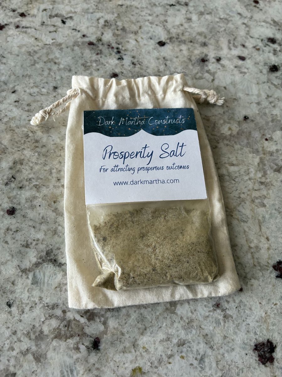 Prosperity Salt from Dark Martha Constructs