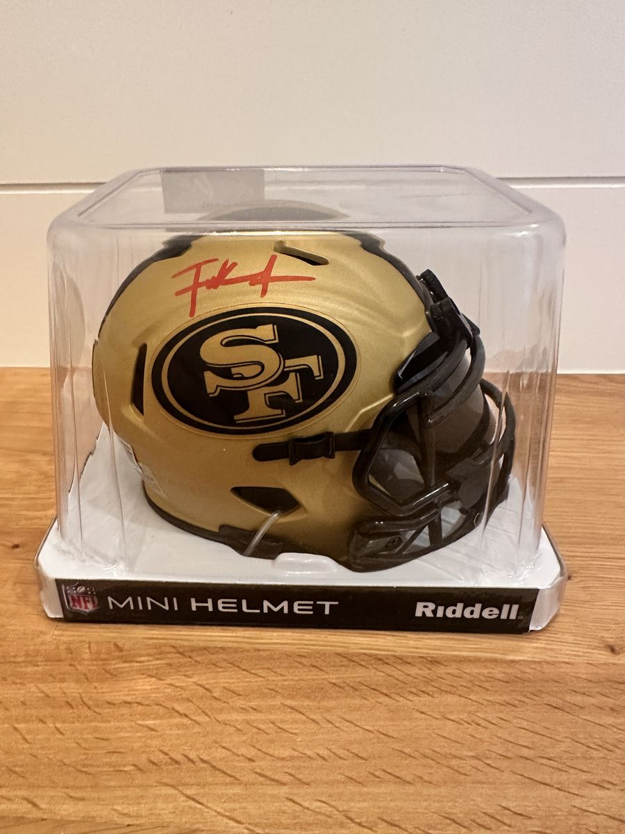 Frank Gore Signed 49ers Rave Mini Helmet Beckett Authenticated