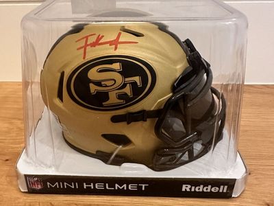 Frank Gore Signed 49ers Rave Mini Helmet Beckett Authenticated