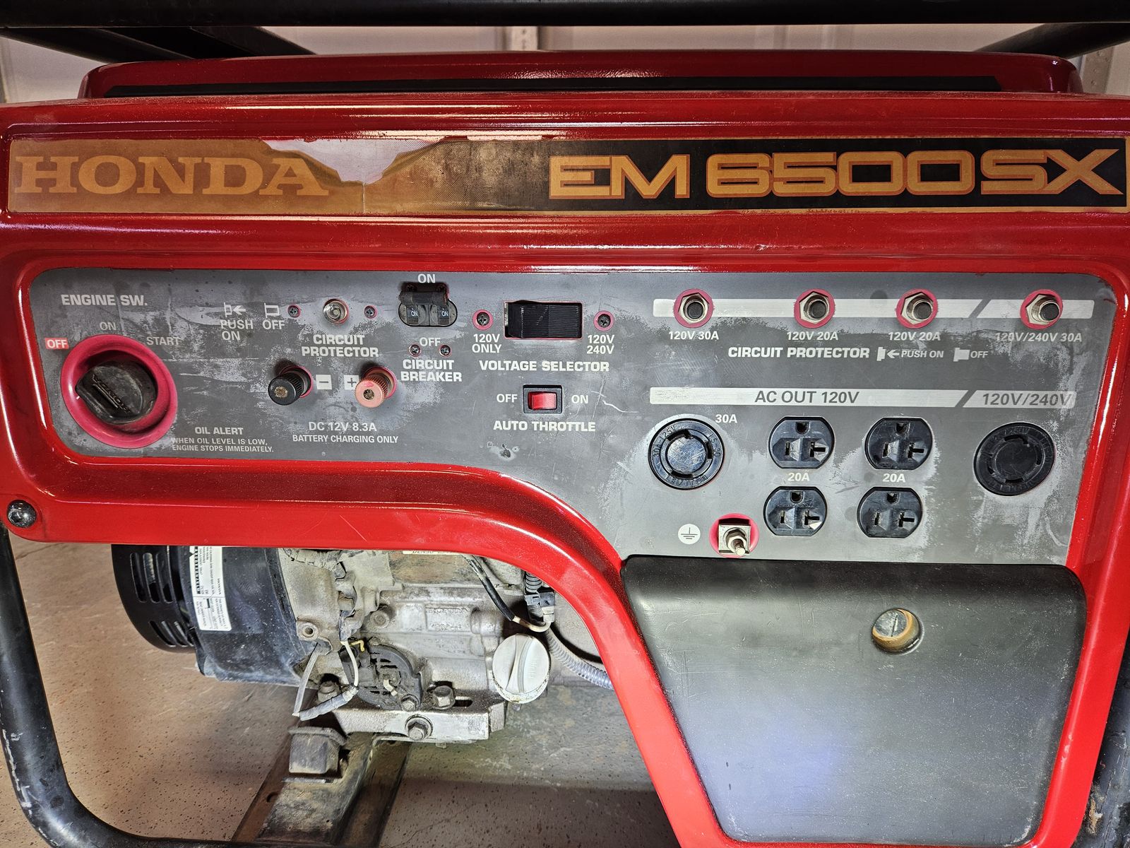 Honda EM6500SX Generator