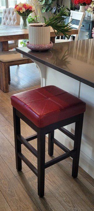 3 Four Chairs Leather Bar Stools