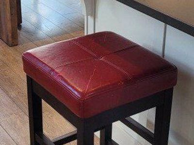 3 Four Chairs Leather Bar Stools