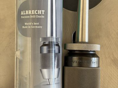 Albrecht CP 130-2MT Classic-Plus Precision Keyless Drill Chuck 1/32-1/2 (1-13) Made in Germany excellent condition $460