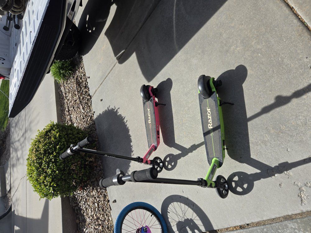 2 new electric scooters