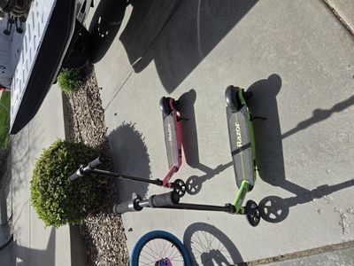 2 new electric scooters