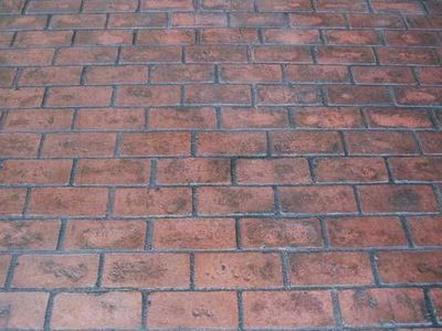 Concrete Stamp Rental – Running Bond Brick Pattern