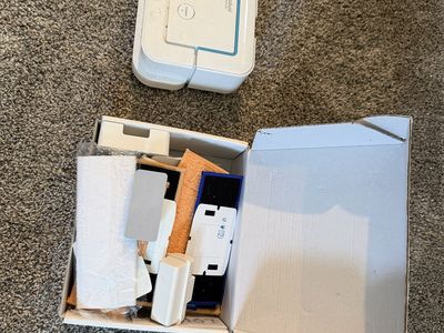 iRobot Braava Jet Mopping Robot - White, with accessories