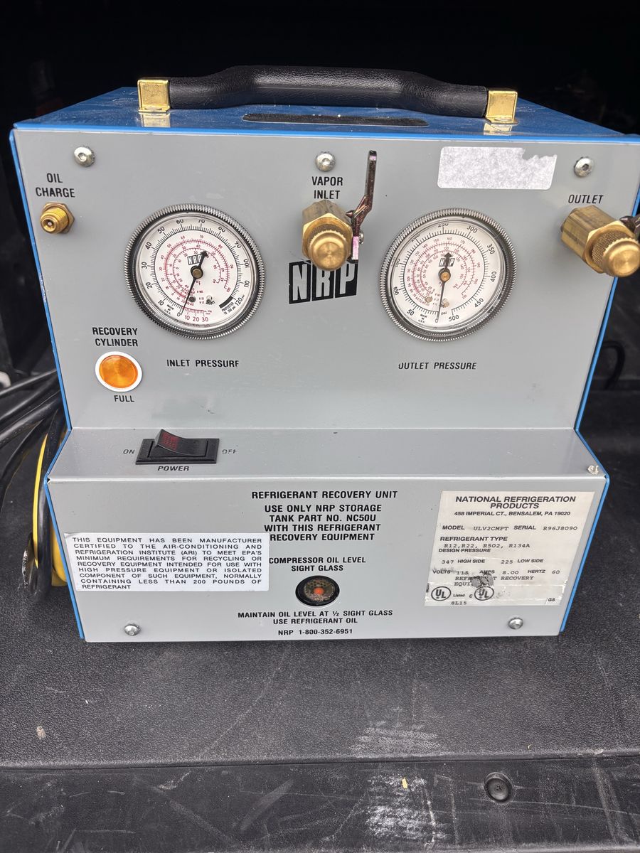 Like National Refigeration Recovery ULVI Recovery