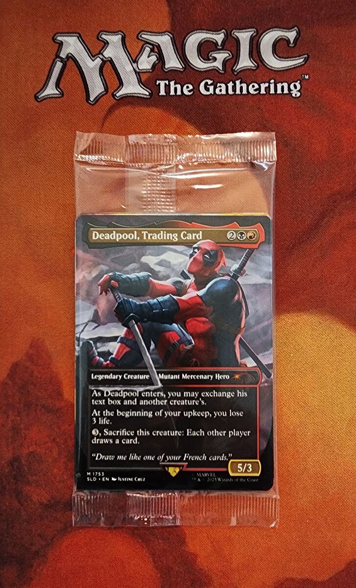 MTG Secret Lair x Marvel Deadpool Non-foil Edition (Opened)