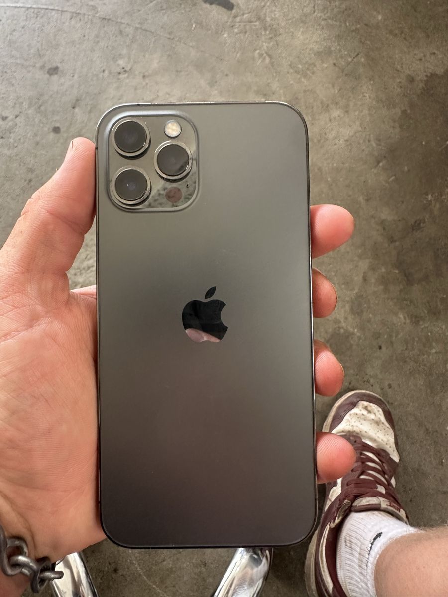 Apple iPhone 12 Pro Max - 256GB Graphite, Unlocked, 100% Battery Health
