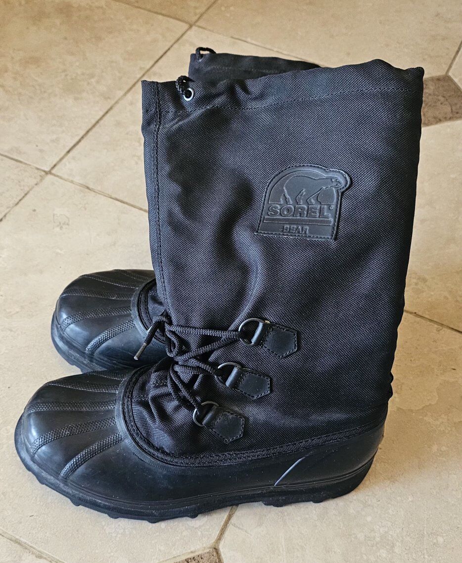 Sorel Bear Men's Size 11 Black