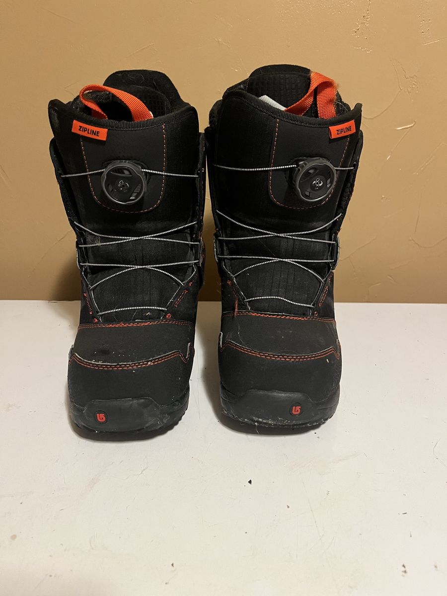 Burton Zipline Kids Snowboard Boots - Black, Size 6 BOA Lacing