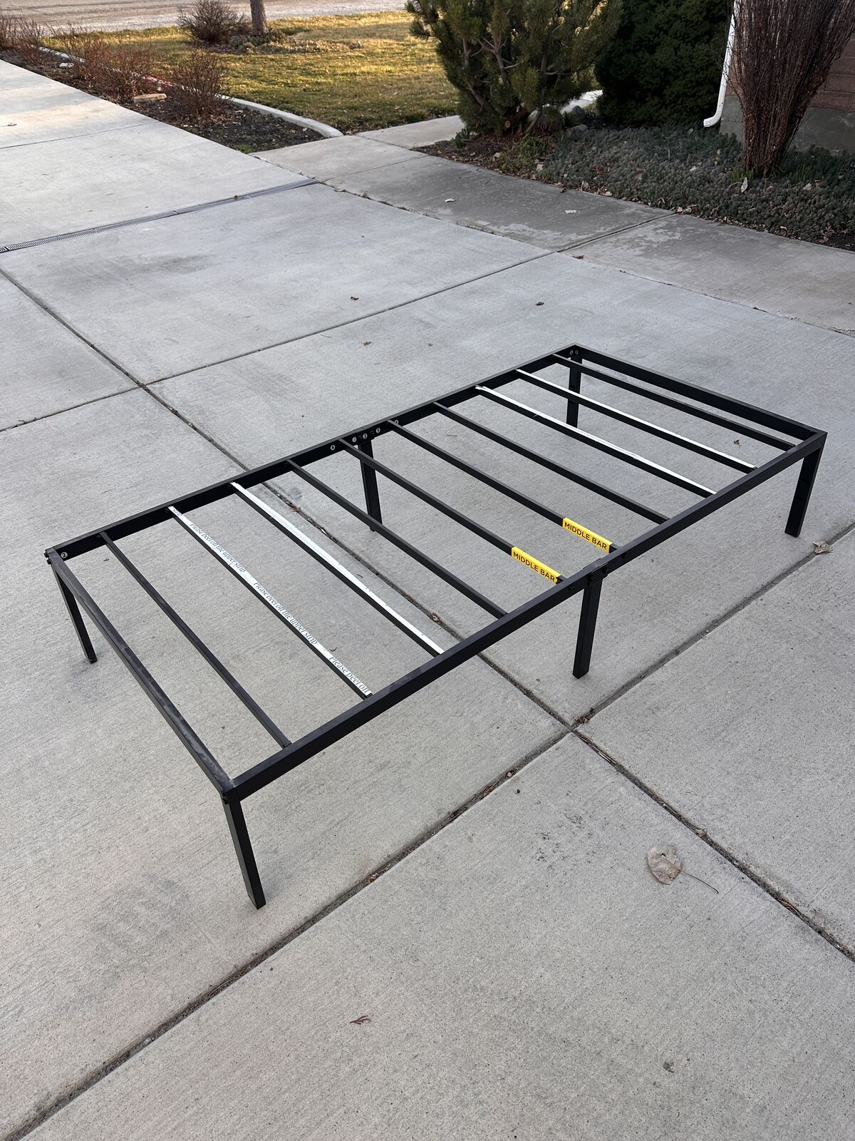 Twin size bed frame (2)