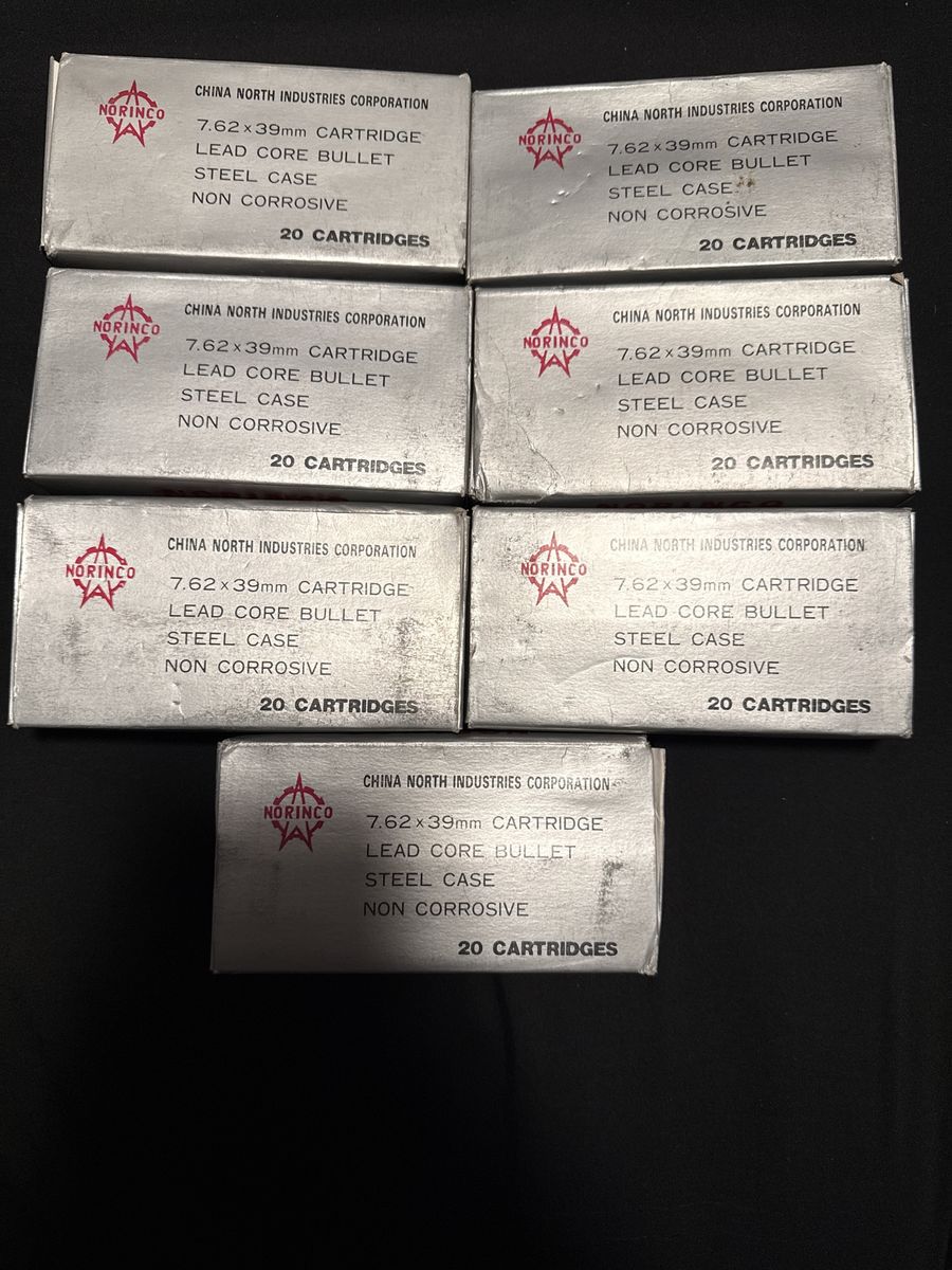 Norinco 7.62 x 39mm 140 rounds