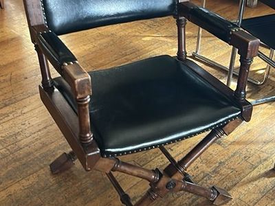 Vintage Paoli Chair Company black Director Chair