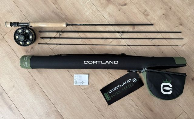 Fly Rod Combo Outfit, Cortland Freshwater Guide Series 6 wt 9' 4-Piece