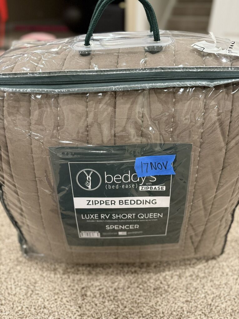 Beddys RV QUEEN Spencer Minky ZIPBASE