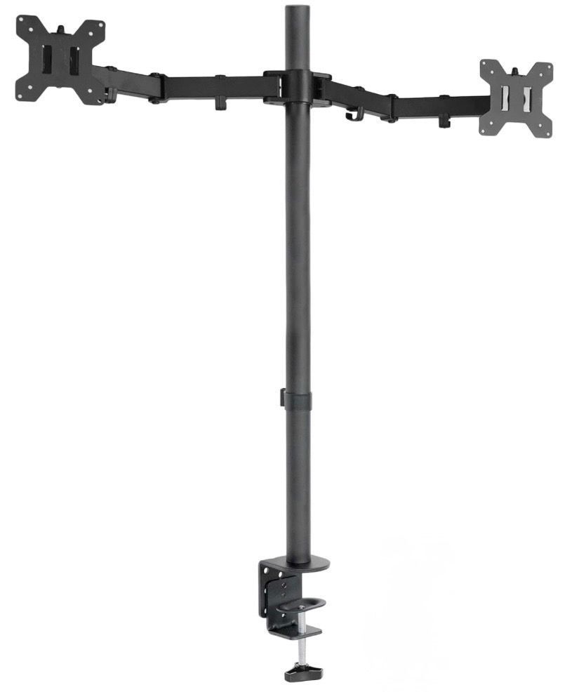 Dual Arm, Articulating, Height Adjustable, Monitor Stand