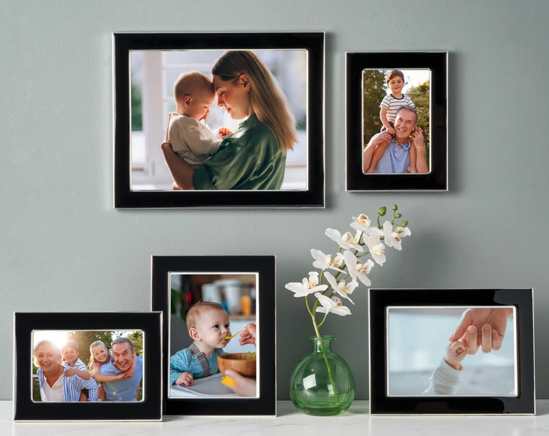 Brand new Mikasa Enamel Picture Frames, Set of 5. 