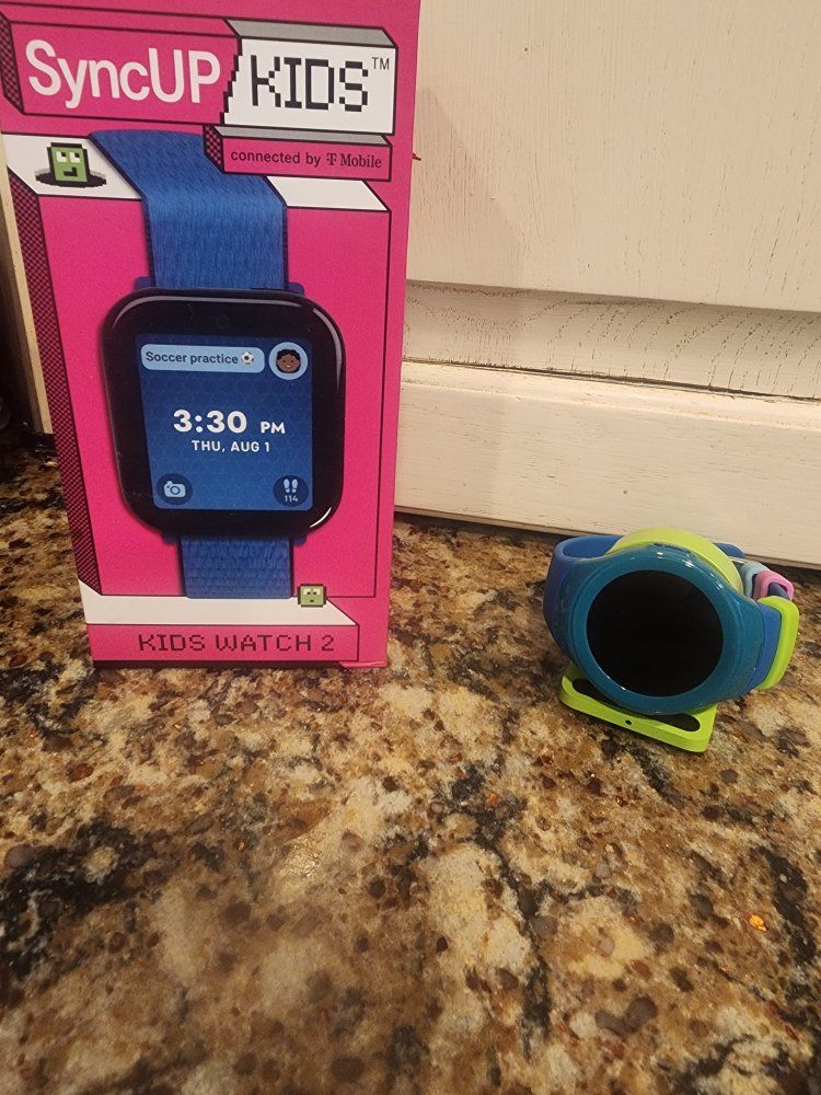 Timex SyncUP KIDS Kids Watch 2 by T-Mobile GPS Tracker, Calling & Messaging, Blue/Green. We bought this and my son ended up just