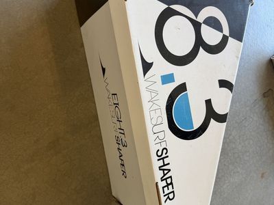 Eight.3 Wakesurf Shaper - New Shape for Taller, Cleaner, Longer Waves