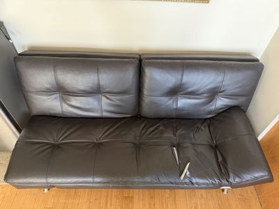 Costco Leather Futon Couch