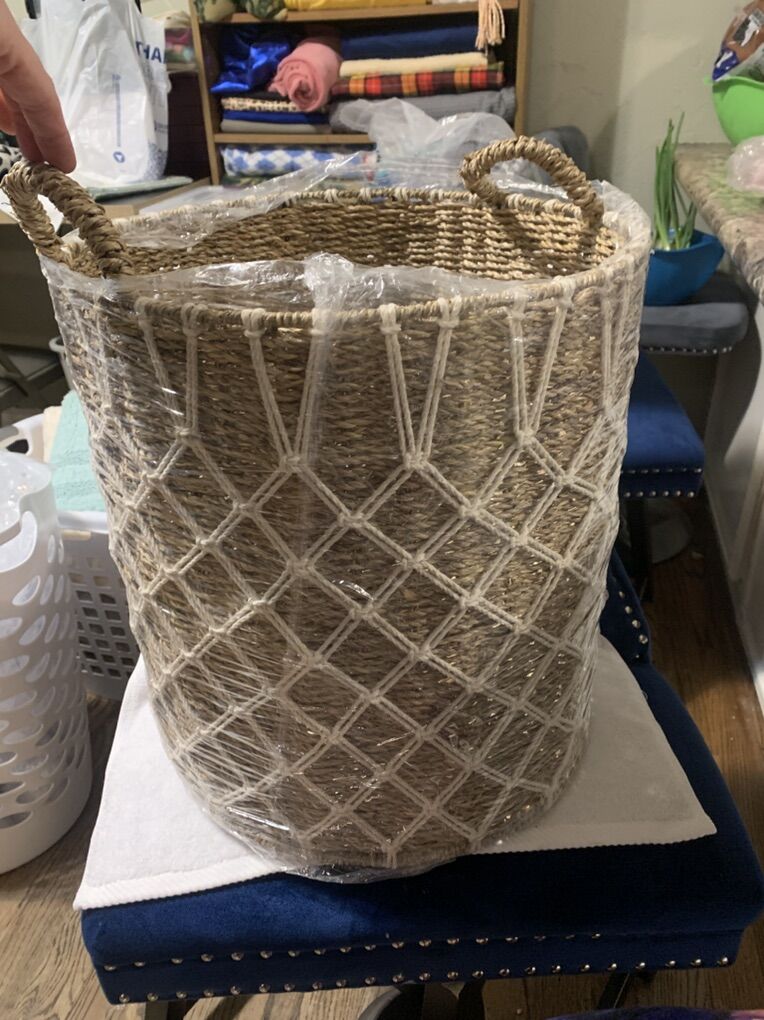 NEW 16 Artera Natural Wicker Storage Basket