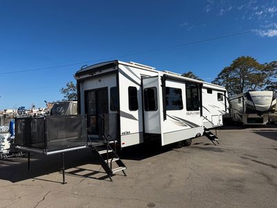 Solar, 2 Bedroom, Deck, Bunks 2024 K-Z Durango Gold G382MBQ Like Brinkley Model G 3250 Chaparral 389dek Alliance Paradigm 388SP