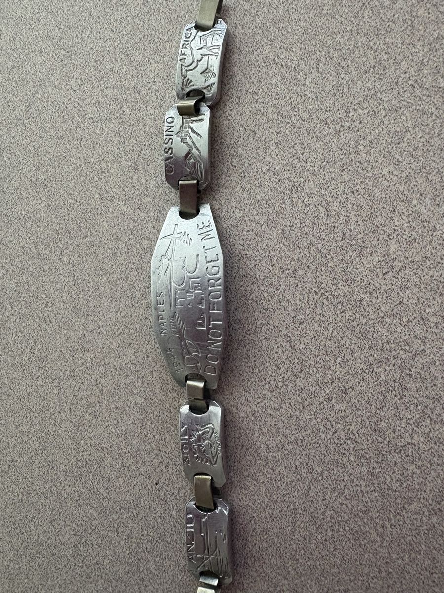 WWII “Do Not Forget Me” 1944 Naples Bracelet
