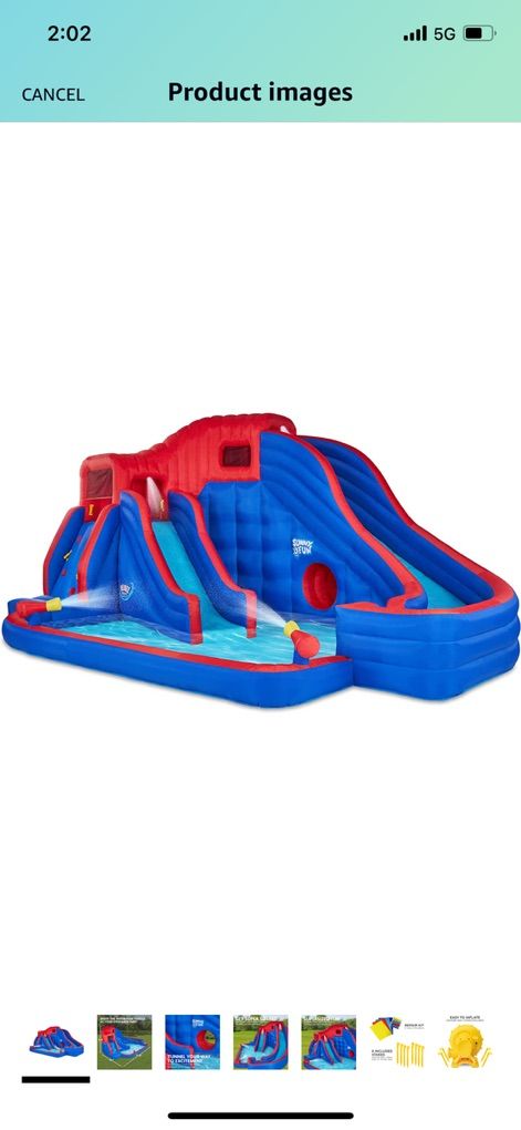 Water Slide And Pool