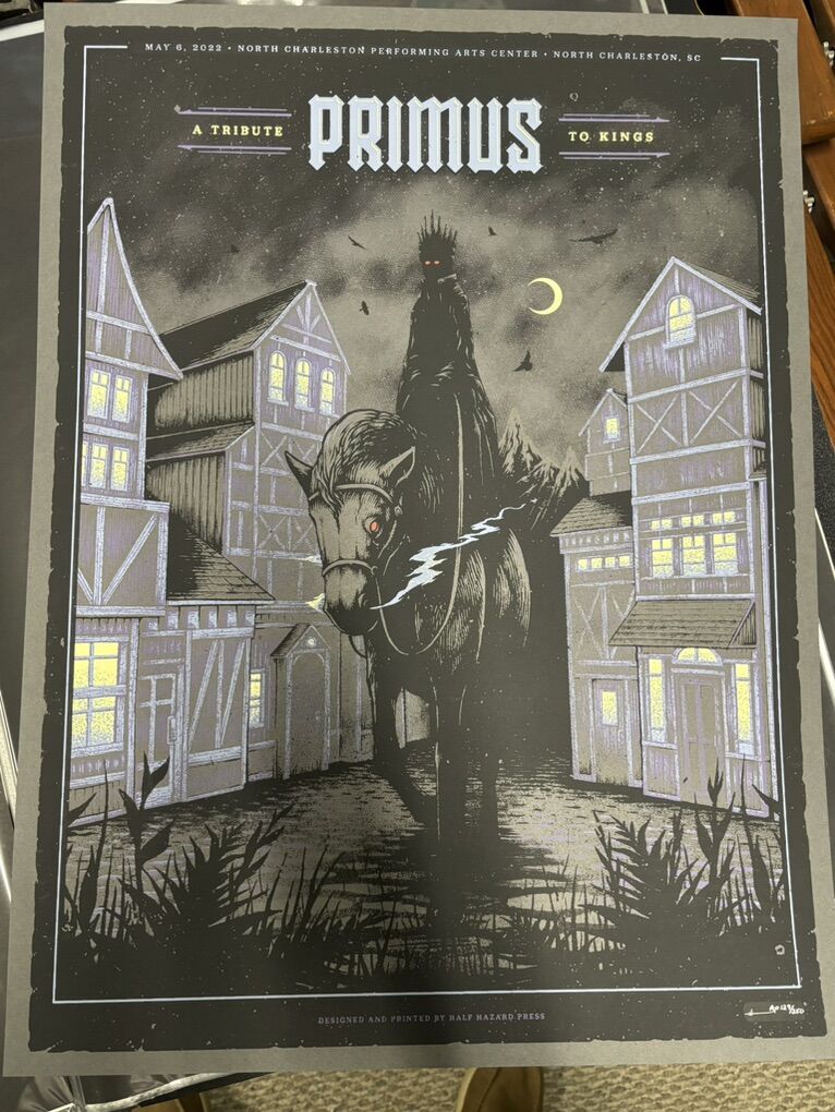 Primus Concert Poster May 6 2022 Artist Print