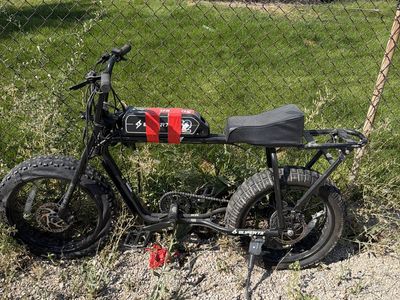 Super73 Electric Fat Tire Bike with Battery - Black