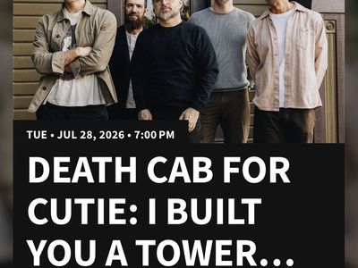 2 Tickets for Death Cab for Cutie at Sandy Amphitheater