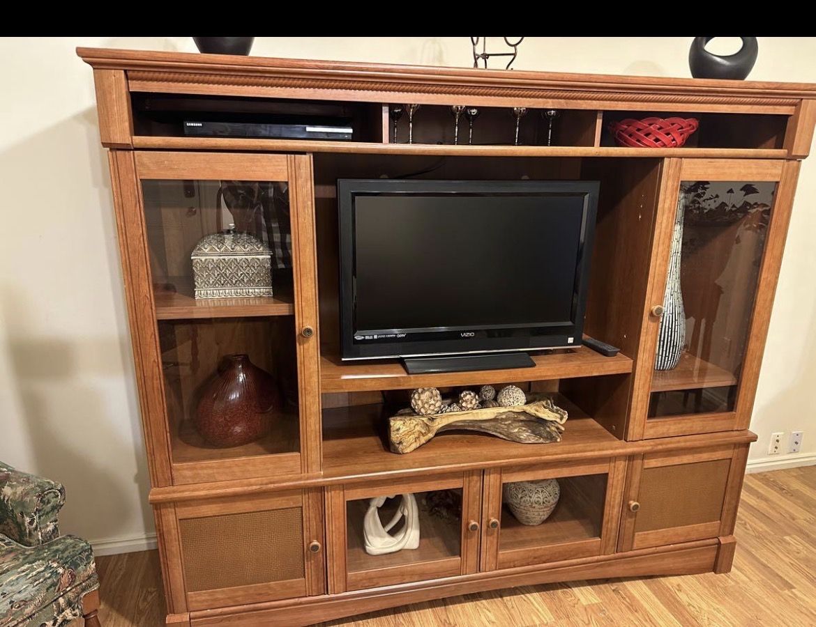 Entertainment Center And Tv