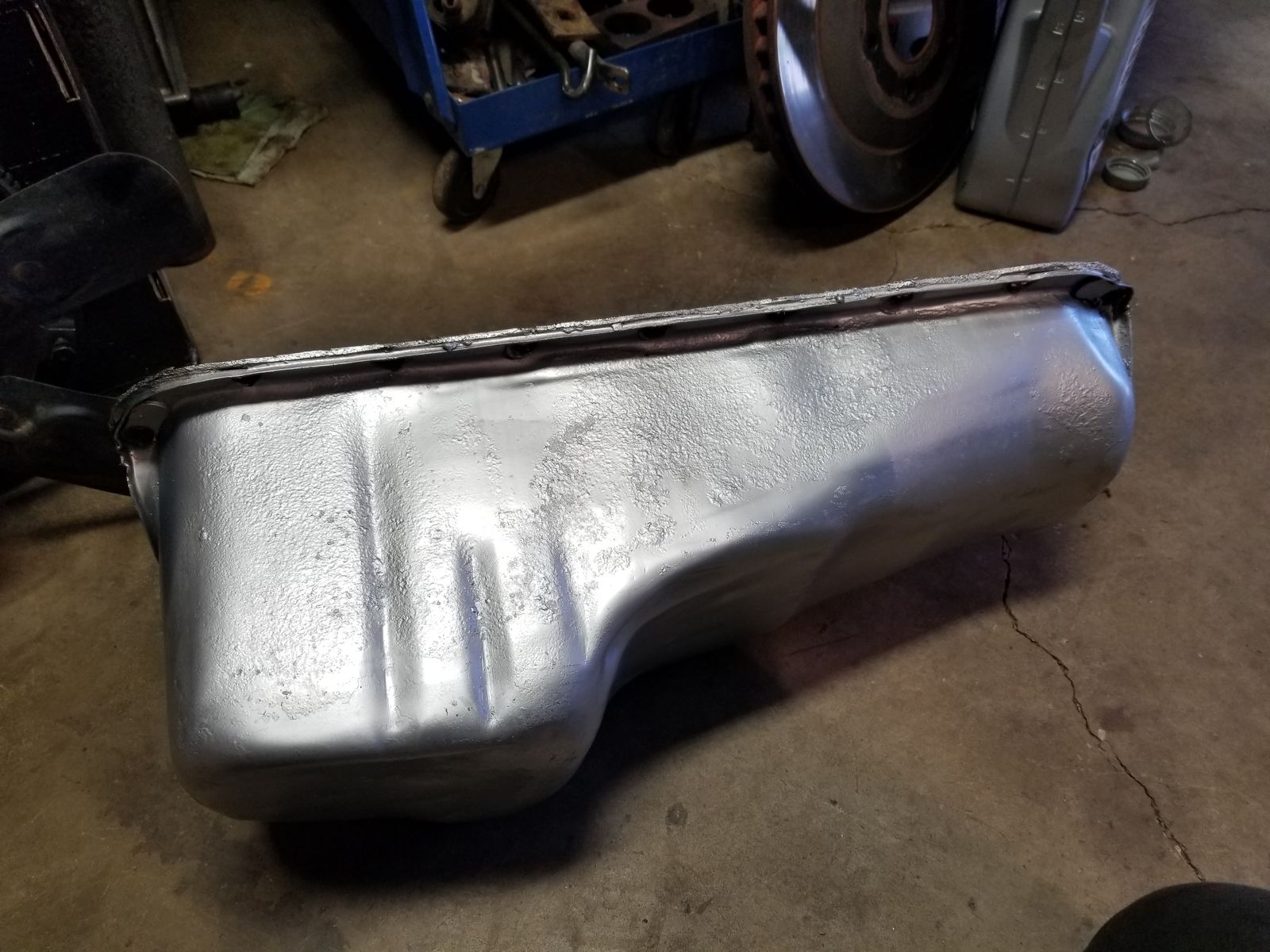 Small block Chevy oil pan