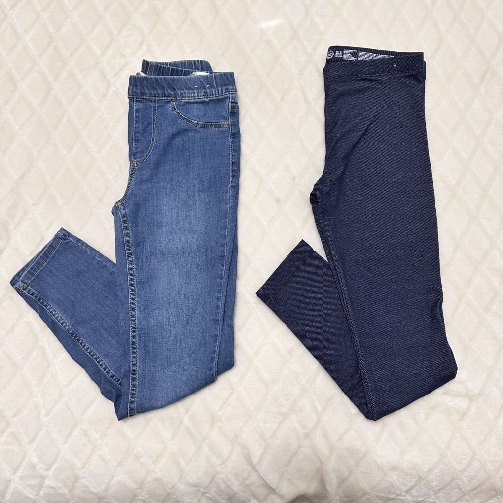 Girls Leggings Set Of 2