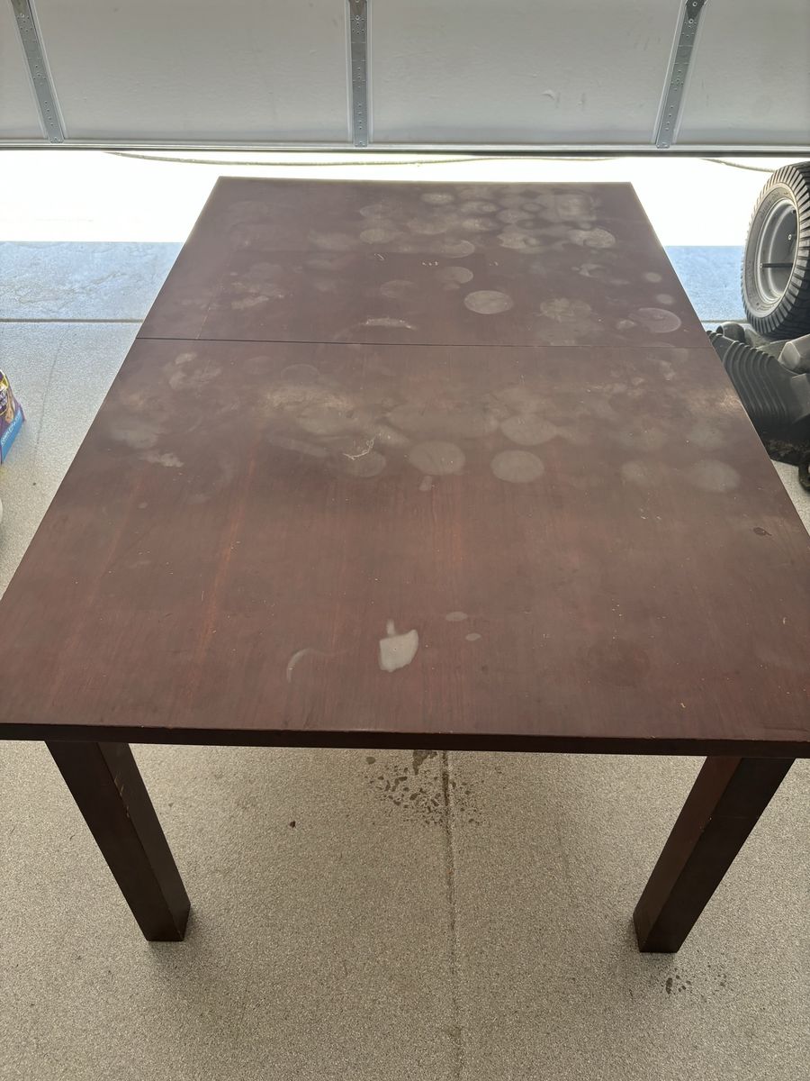 Solid Wood Dining Table with 6 chair set